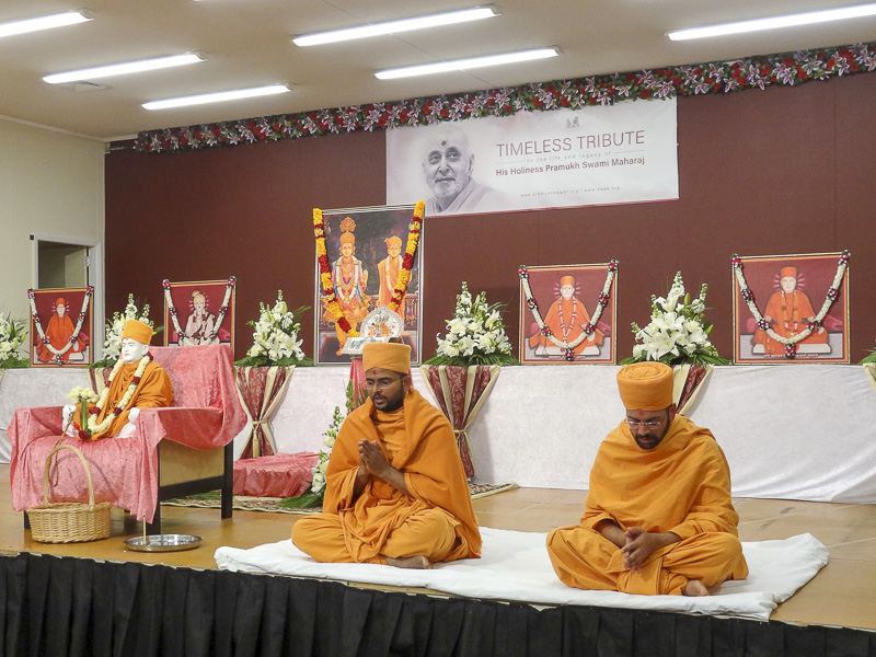 Tribute Assembly in Honor of HH Pramukh Swami Maharaj, Wellington