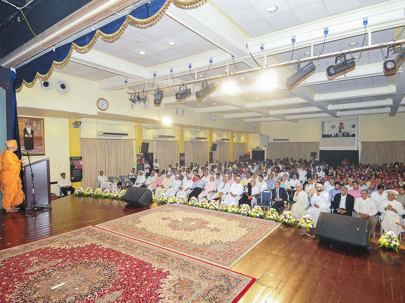 Tribute Assembly in Honor of HH Pramukh Swami Maharaj, Muscat