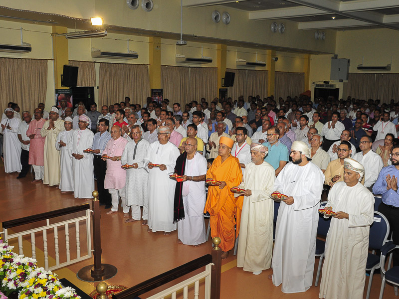 Tribute Assembly in Honor of HH Pramukh Swami Maharaj, Muscat