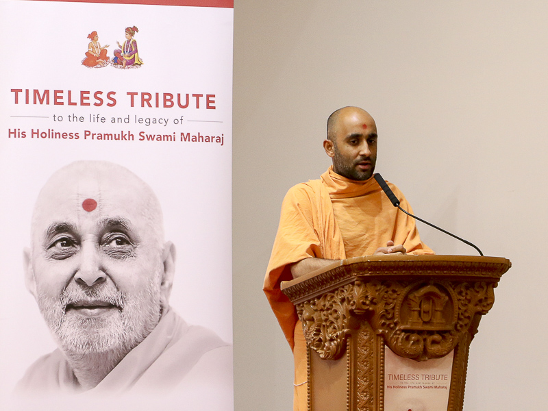 Tribute Assembly in Honor of HH Pramukh Swami Maharaj, Adelaide