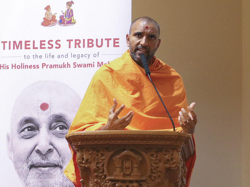 Tribute Assembly in Honor of HH Pramukh Swami Maharaj, Adelaide