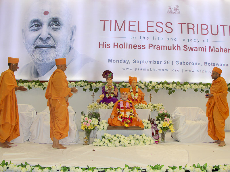 Tribute Assembly in Honor of HH Pramukh Swami Maharaj, Gaborone