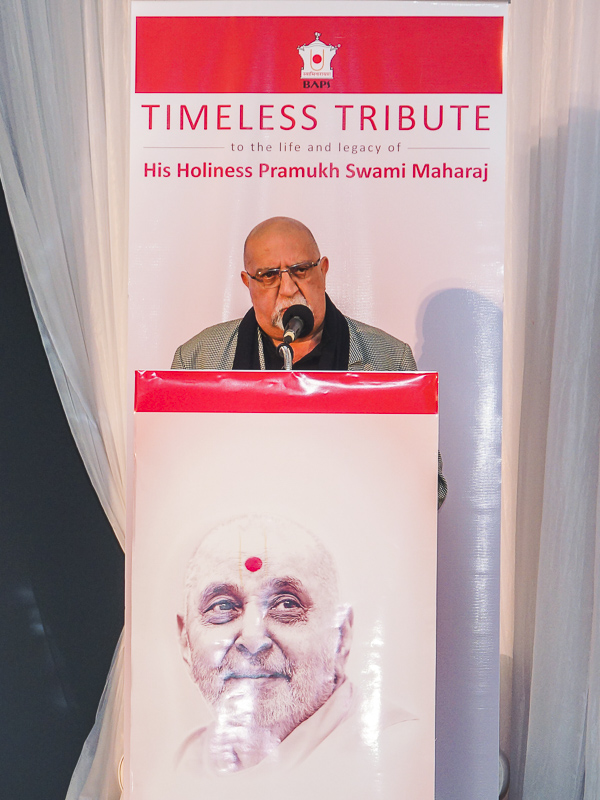 Tribute Assembly in Honor of HH Pramukh Swami Maharaj, Durban