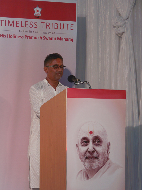 Tribute Assembly in Honor of HH Pramukh Swami Maharaj, Durban