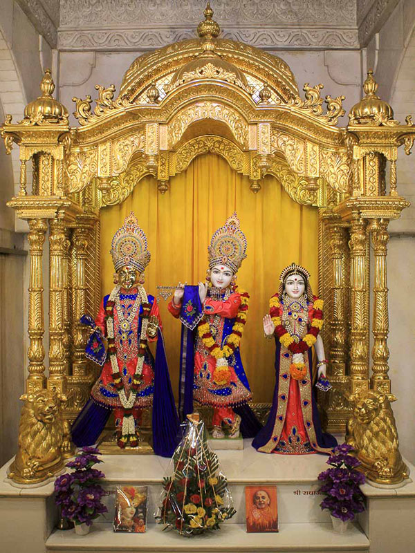 Shri Harikrishna Maharaj and Shri Radha-Krishna Dev, 9 Oct 2016