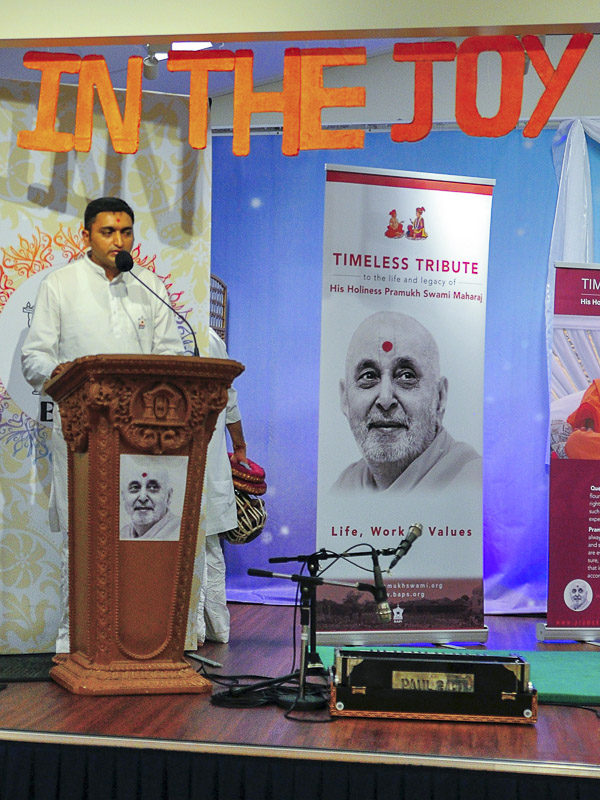 Tribute Assembly in Honor of HH Pramukh Swami Maharaj, Brisbane