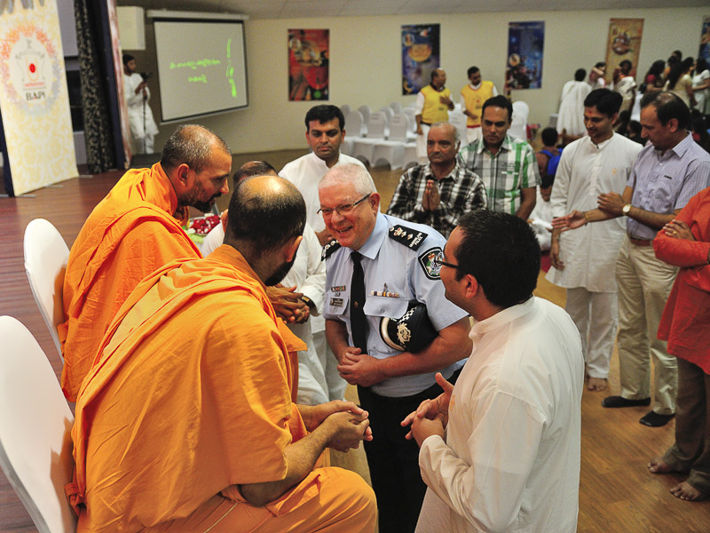 Tribute Assembly in Honor of HH Pramukh Swami Maharaj, Brisbane