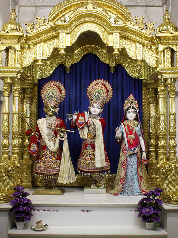 Shri Harikrishna Maharaj and Shri Radha-Krishna Dev, 10 Oct 2016