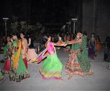 Students enjoying garba