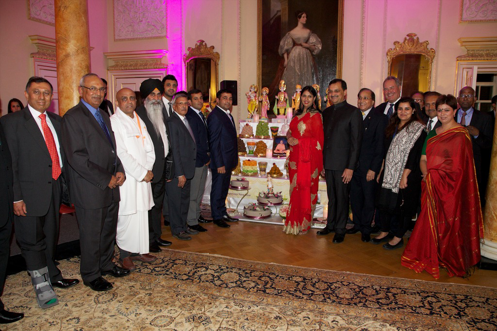 Friends and dignitaries during the Diwali Reception at 10 Downing Street