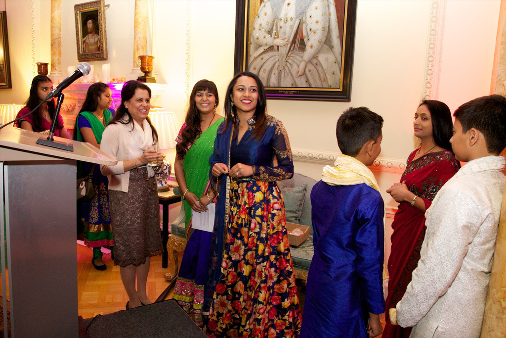 BAPS volunteers at 10 Downing Street Diwali Reception