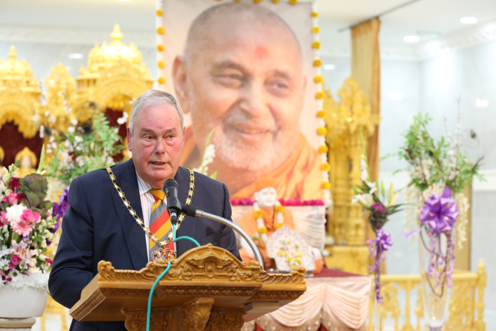 Tribute Assembly in Honour of HH Pramukh Swami Maharaj, Wellingborough, UK