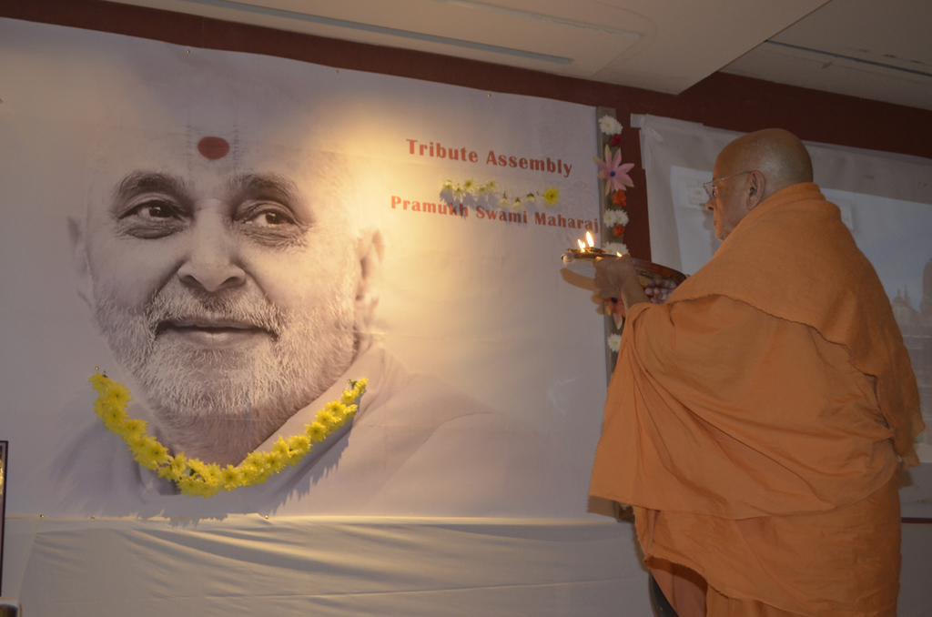 Tribute Assembly in Honour of HH Pramukh Swami Maharaj, Dublin, Ireland
