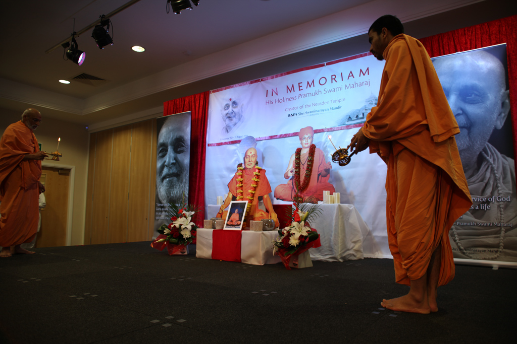 Tribute Assembly in Honour of HH Pramukh Swami Maharaj, Preston, UK