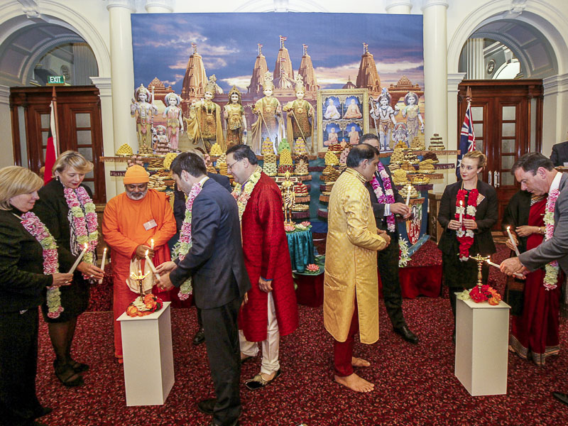 Diwali-Annakut Exhibition at Parliament of Victoria, Melbourne, Australia