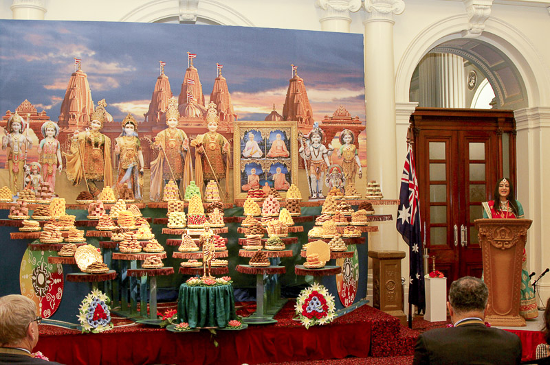 Diwali-Annakut Exhibition at Parliament of Victoria, Melbourne, Australia