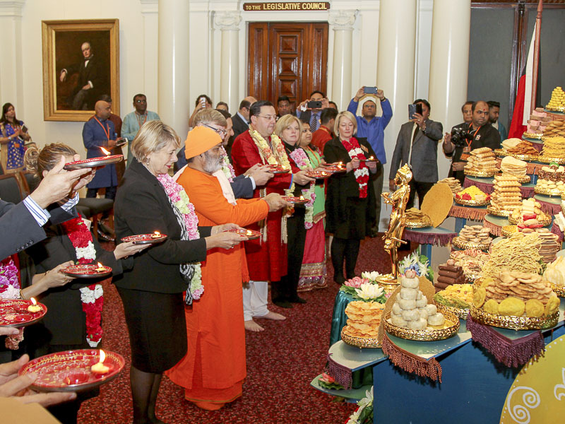 Diwali-Annakut Exhibition at Parliament of Victoria, Melbourne, Australia