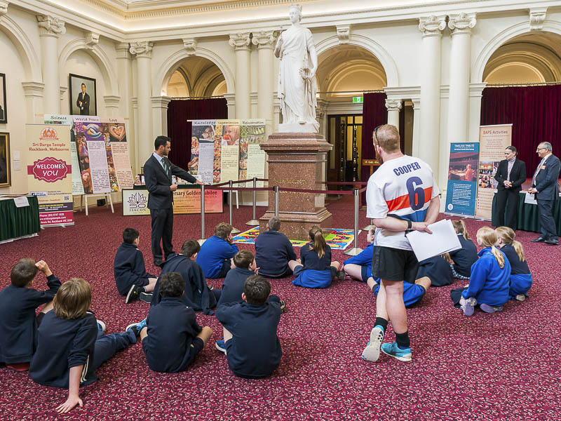 Diwali-Annakut Exhibition at Parliament of Victoria, Melbourne, Australia