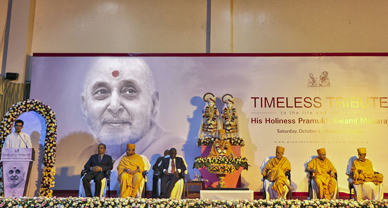 Tribute Assembly in Honor of HH Pramukh Swami Maharaj, Kampala
