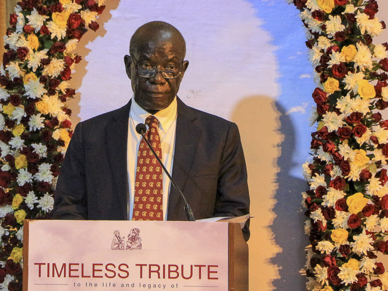 Hon. Edward Ssekandi addresses the assembly