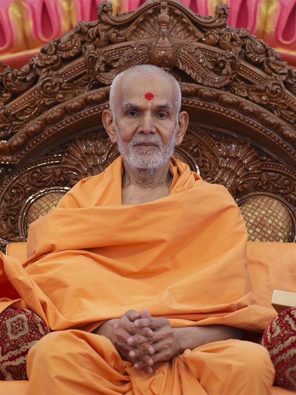 Param Pujya Mahant Swami in a divine mood