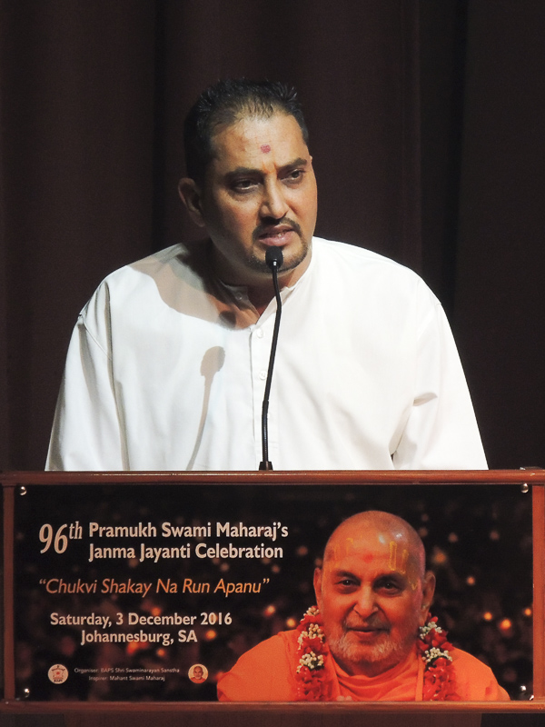 Pramukh Swami Maharaj's 96th Birthday Celebration, Johannesburg