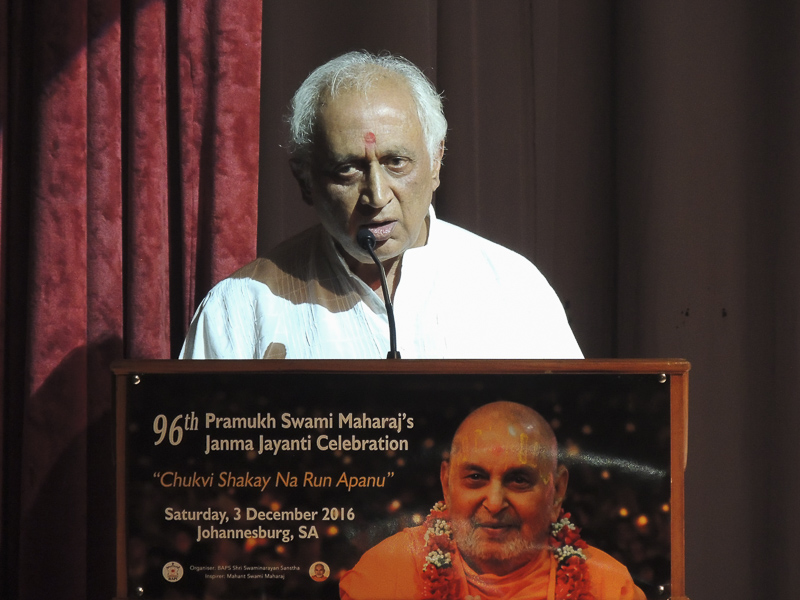 Pramukh Swami Maharaj's 96th Birthday Celebration, Johannesburg