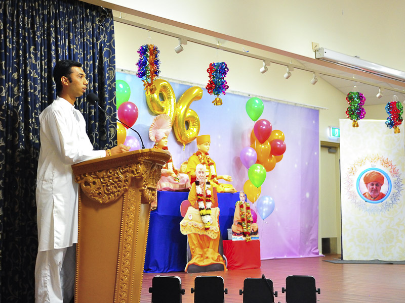 Pramukh Swami Maharaj's 96th Birthday Celebration, Brisbane