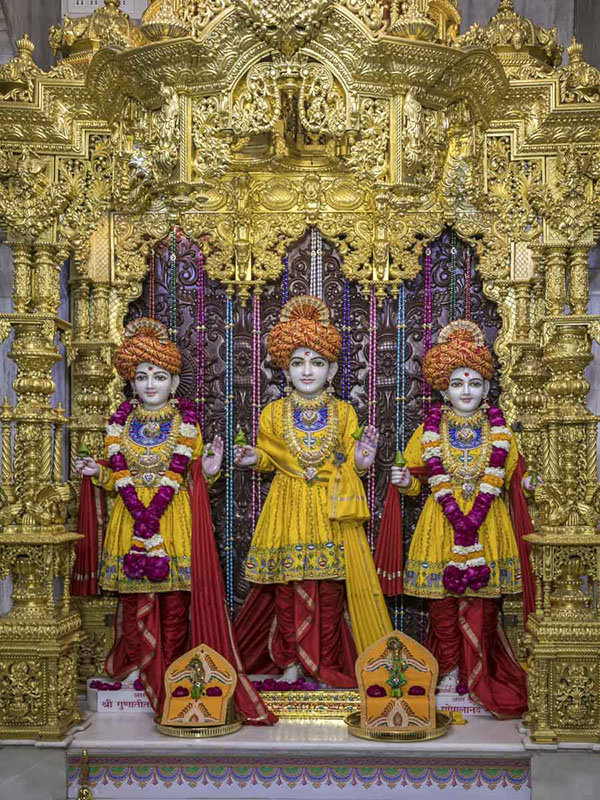 Bhagwan Swaminarayan, Aksharbrahman Gunatitanand Swami and Shri Gopalanand Swami, 20 Jan 2017
