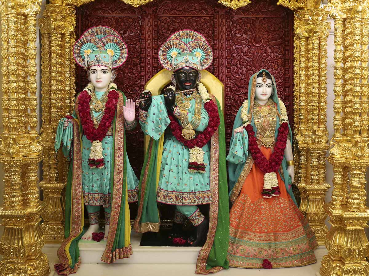 Shri Harikrishna Maharaj and Shri Gopinath Dev, 30 Jan 2017