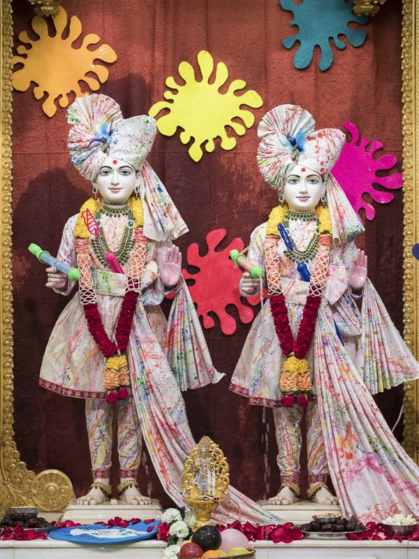 Bhagwan Swaminarayan and Aksharbrahman Gunatitanand Swami, 19 Mar 2017