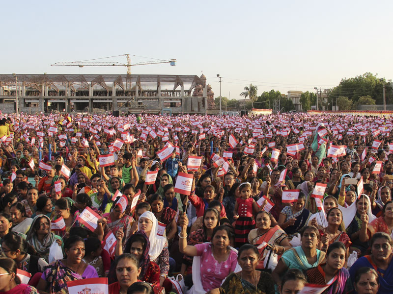 Akshar Deri Sardh Shatabdi Mahila Din Celebration, Gondal, India