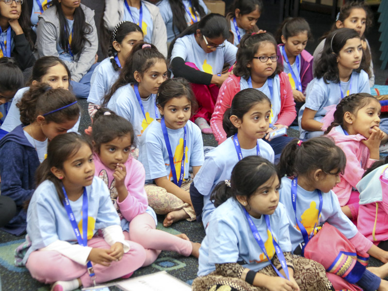Children participate in bal-balika shibir