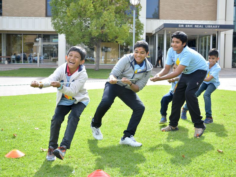 Children participate in bal-balika shibir