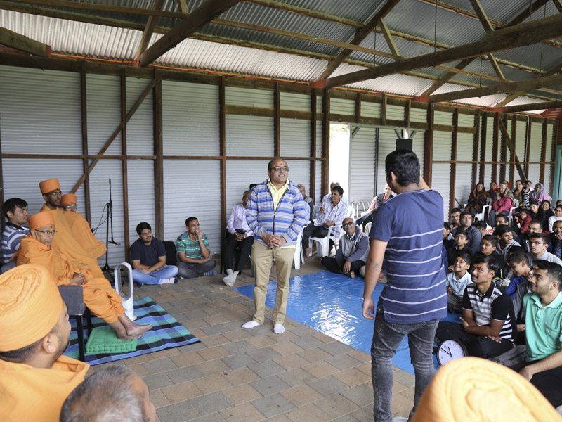 A skit presentation by youths