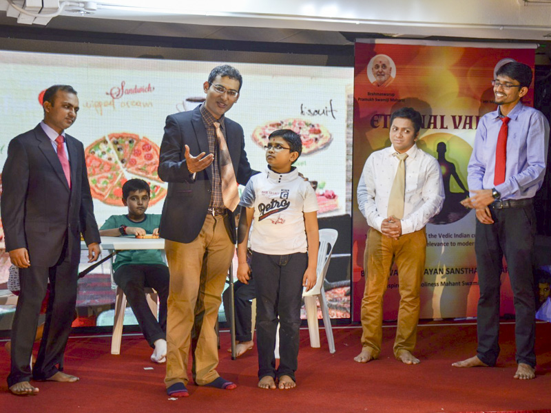 A skit presentation by children and youths