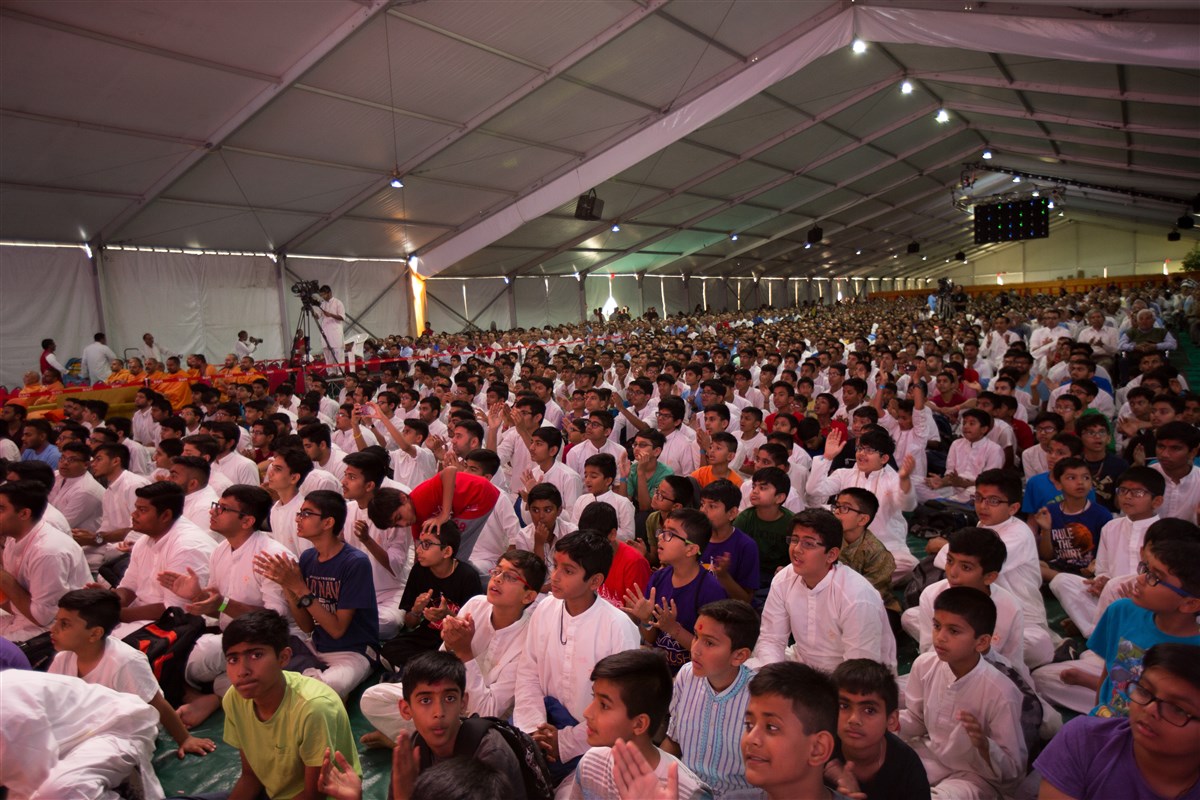 Youths engaged in the program