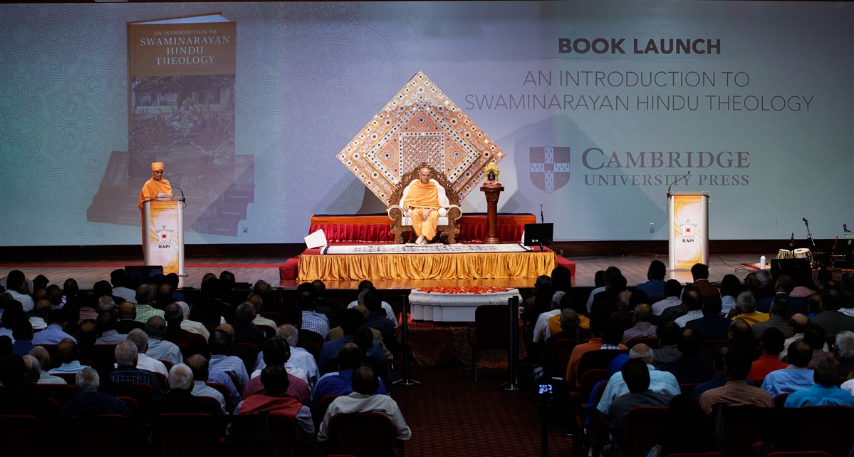 <i>An Introduction to Swaminarayan Hindu Theology</i> was launched in Robbinsville, USA, on 6 September 2017