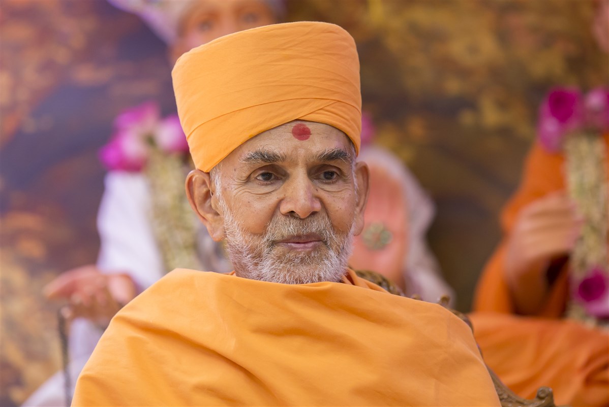 Param Pujya Mahant Swami Maharaj in South London