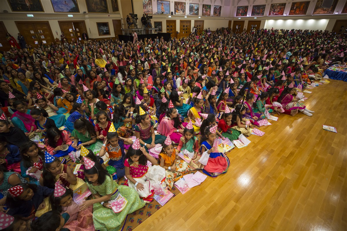 Children enjoy participating in the session