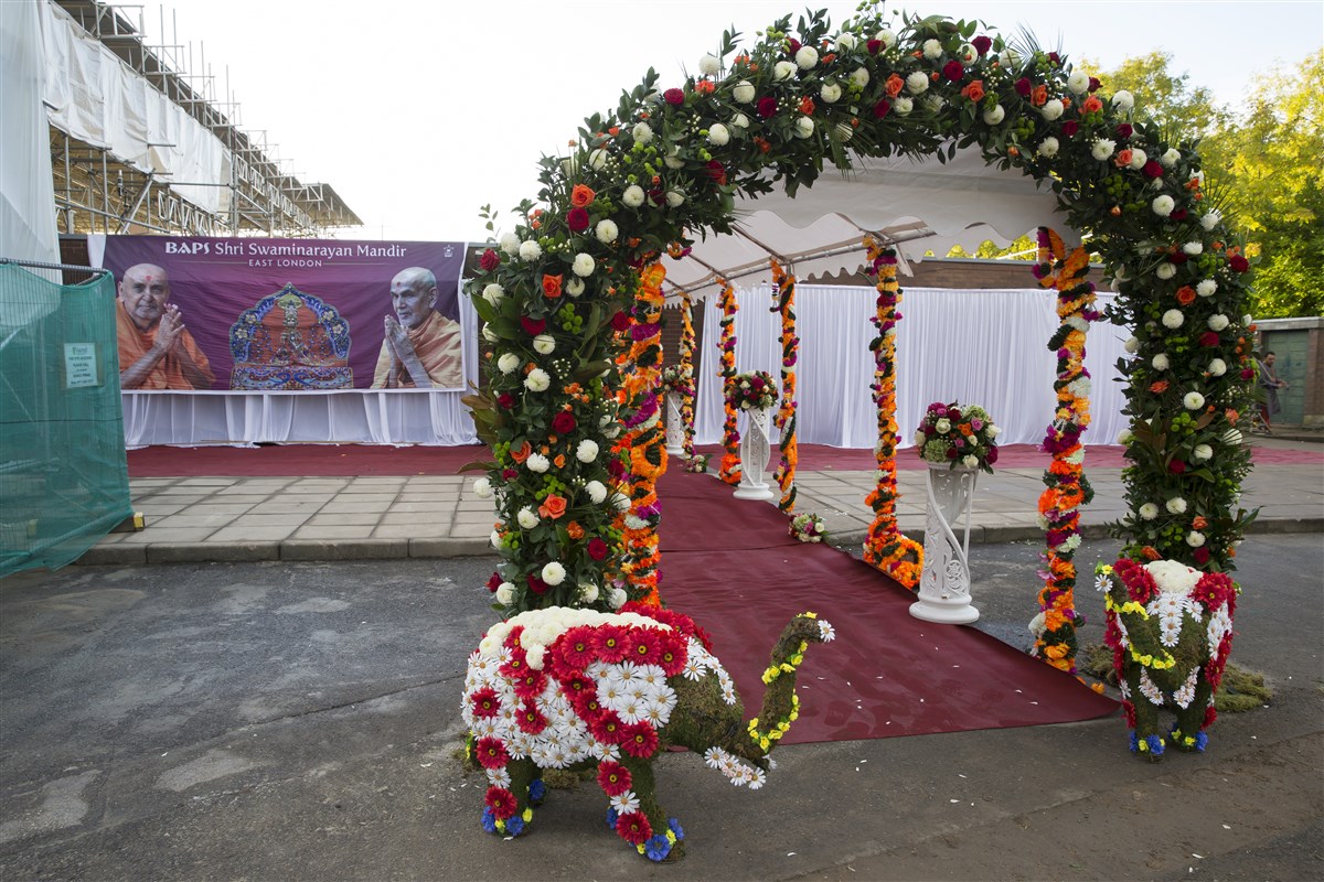 BAPS Shri Swaminarayan Mandir, East London is the first hari mandir to open in a London borough