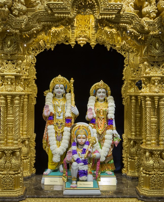 Shri Sita-Rama Dev and Shri Hanumanji