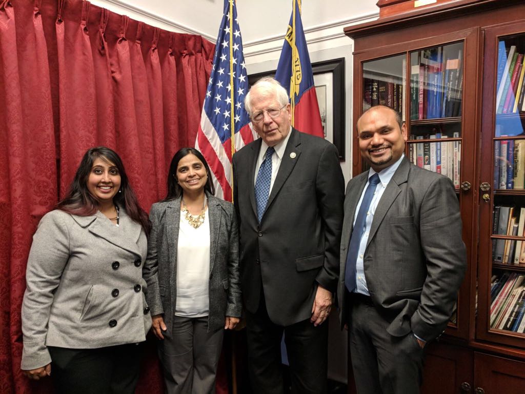 BAPS members meet with Congressman David Price (NC-4)