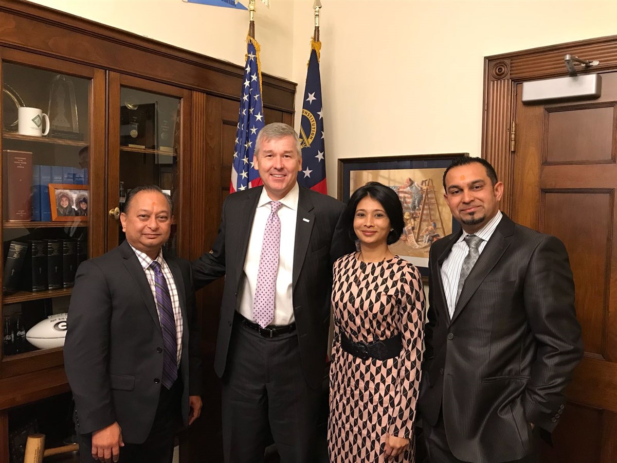 BAPS members meet with Congressman Rob Woodall (GA-7)