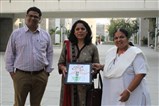 Visit of Smt. Charu Mathur to campus and interacted with teachers