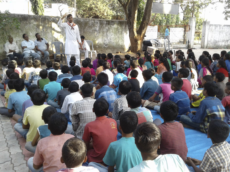 Satsang Visits to Tribal Villages by Youths