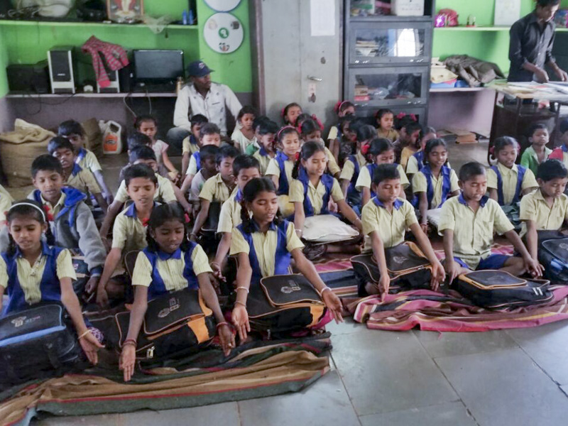 Satsang Visits to Tribal Villages by Youths