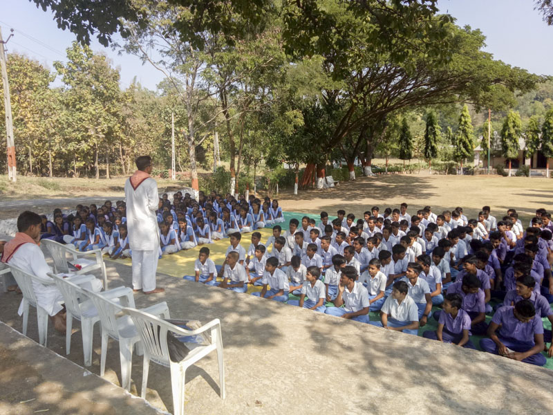Satsang Visits to Tribal Villages by Youths