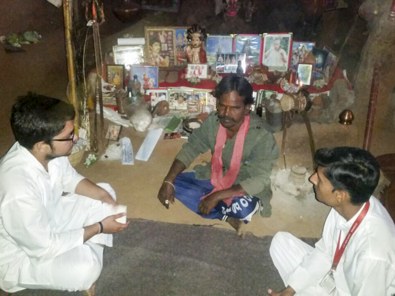 Satsang Visits to Tribal Villages by Youths