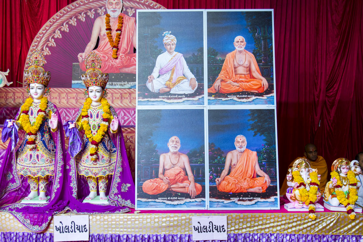 Murtis to be consecrated at BAPS Shri Swaminarayan Mandir, Kholadiyad, India